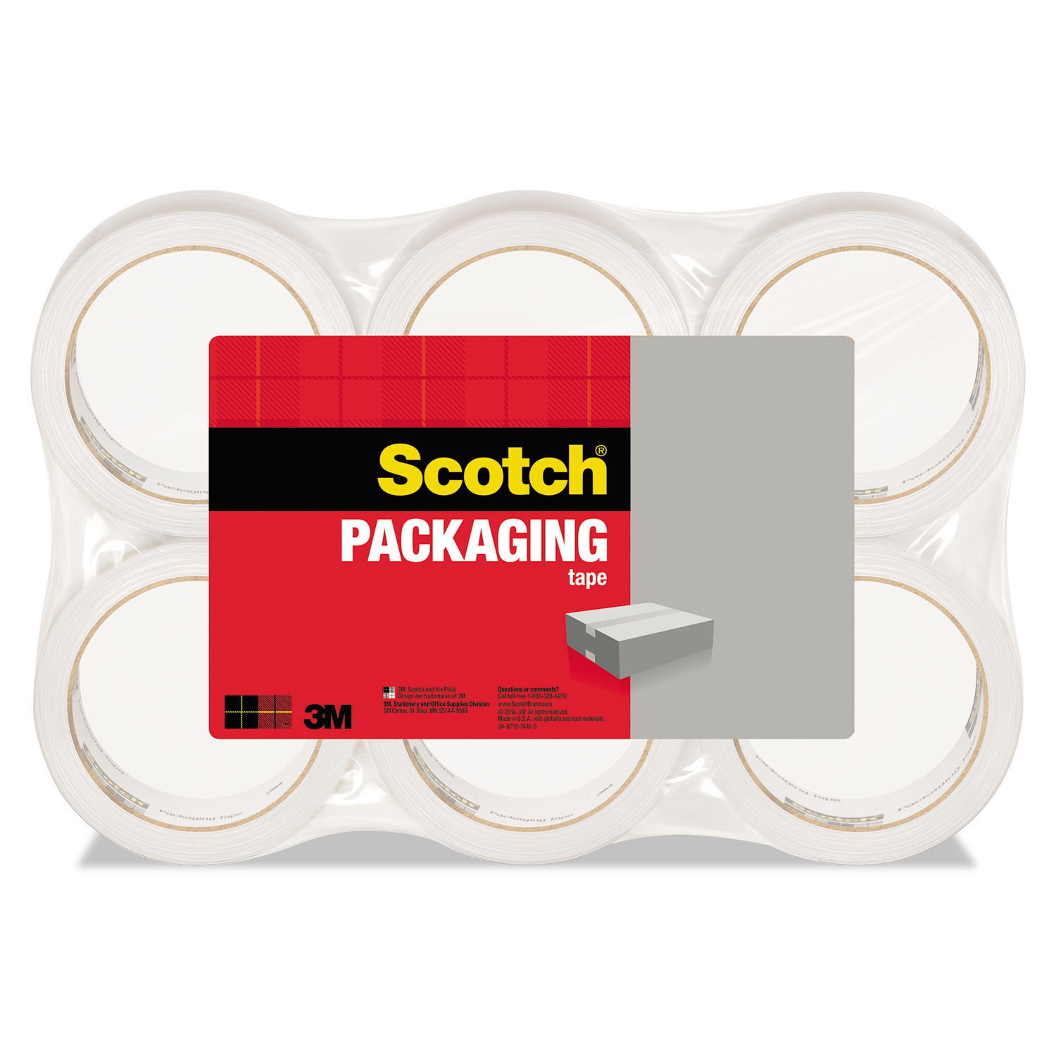 3350 General Purpose Packaging Tape with Dispenser by Scotchandreg; MMM3350L6