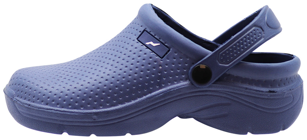 NORTY Womens Slip on Clogs Adult Female Slippers Mules Navy