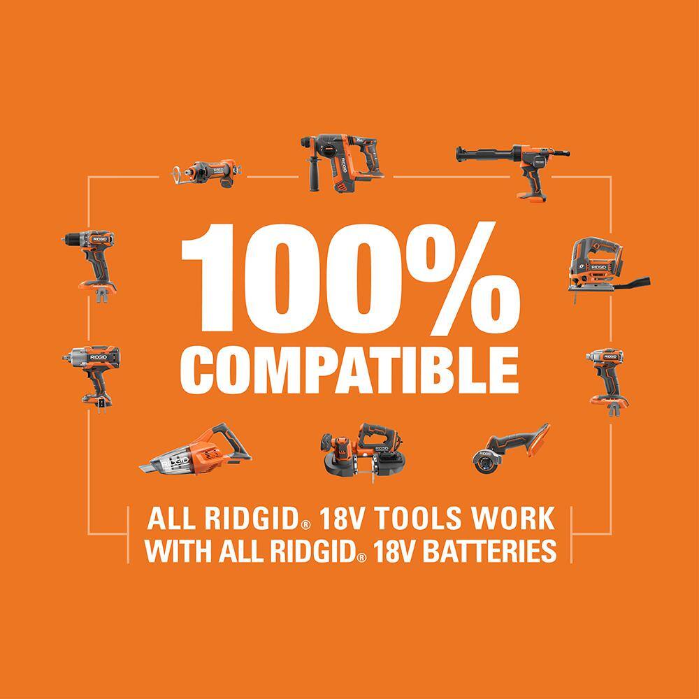 RIDGID 18V Brushless Cordless HYPERDRIVE 16-Gauge 2-12 in. Straight Finish Nailer with 4.0 Ah Lithium-Ion Battery R09892B-AC87004