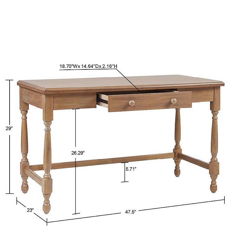 Martha Stewart Tabitha 1-Drawer Office Desk