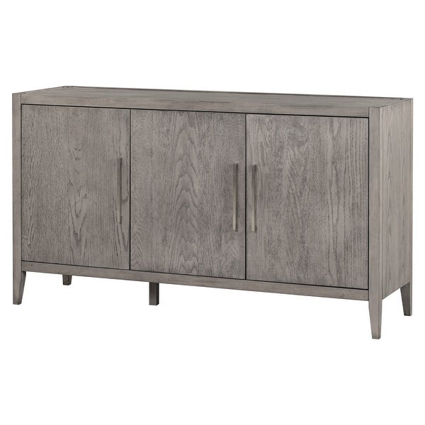 3-Door Wooden Storage Cabinet Sideboard with Adjustable Shelf