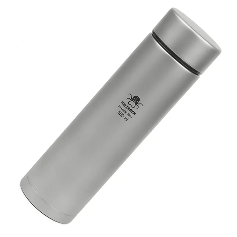 Ti803 Factory Direct Sale Food Grade Material Titanium Thermos Cup for Outdoor Camping   Hiking