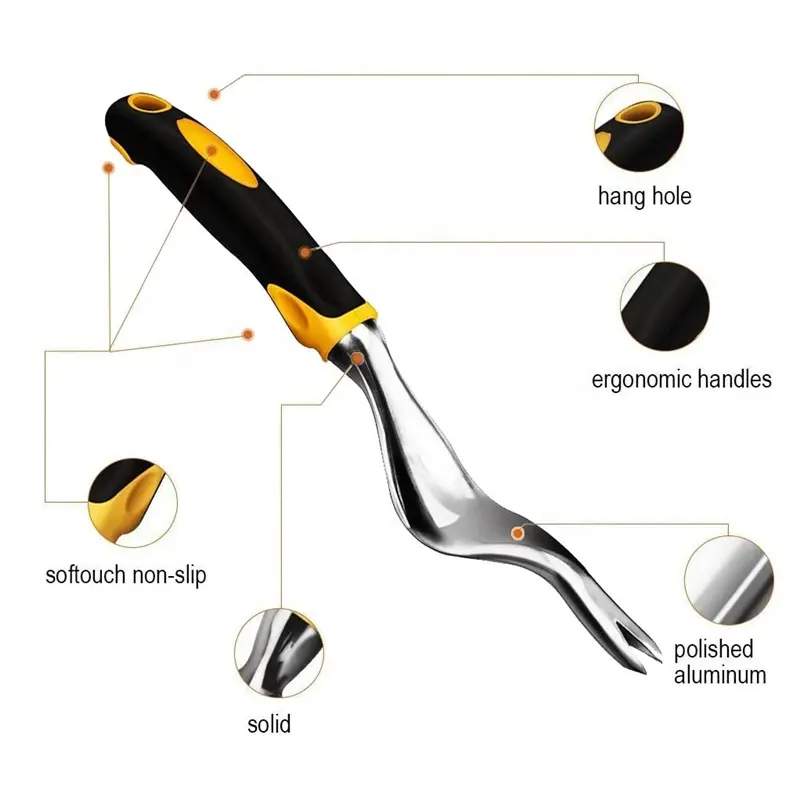 Garden Hand Tool Weeder with Sturdiness and Ergonomic Hand Grip