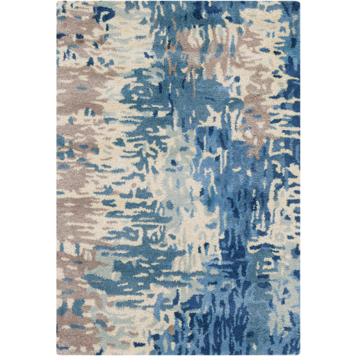 Banshee Wool Global Dark Blue Rug