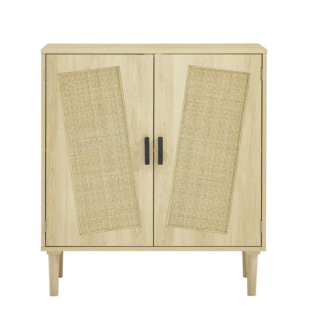 Kitchen Storage Cabinets Rattan Doors for Living room/Dining room