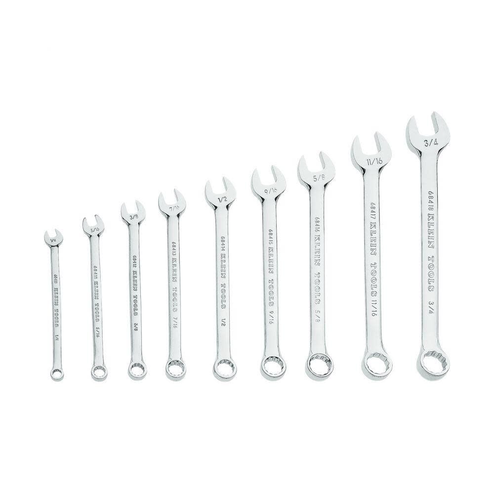 Klein Tools 9 Piece Combination Wrench Set 68402 from Klein Tools