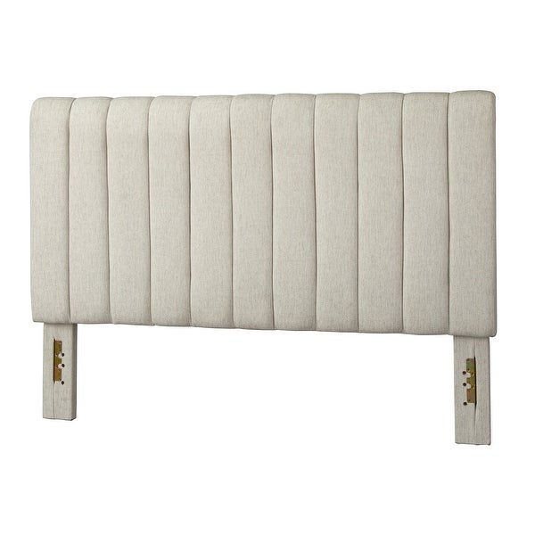 Lifestorey Teagan Queen Channel Upholstered Headboard - - 28893753