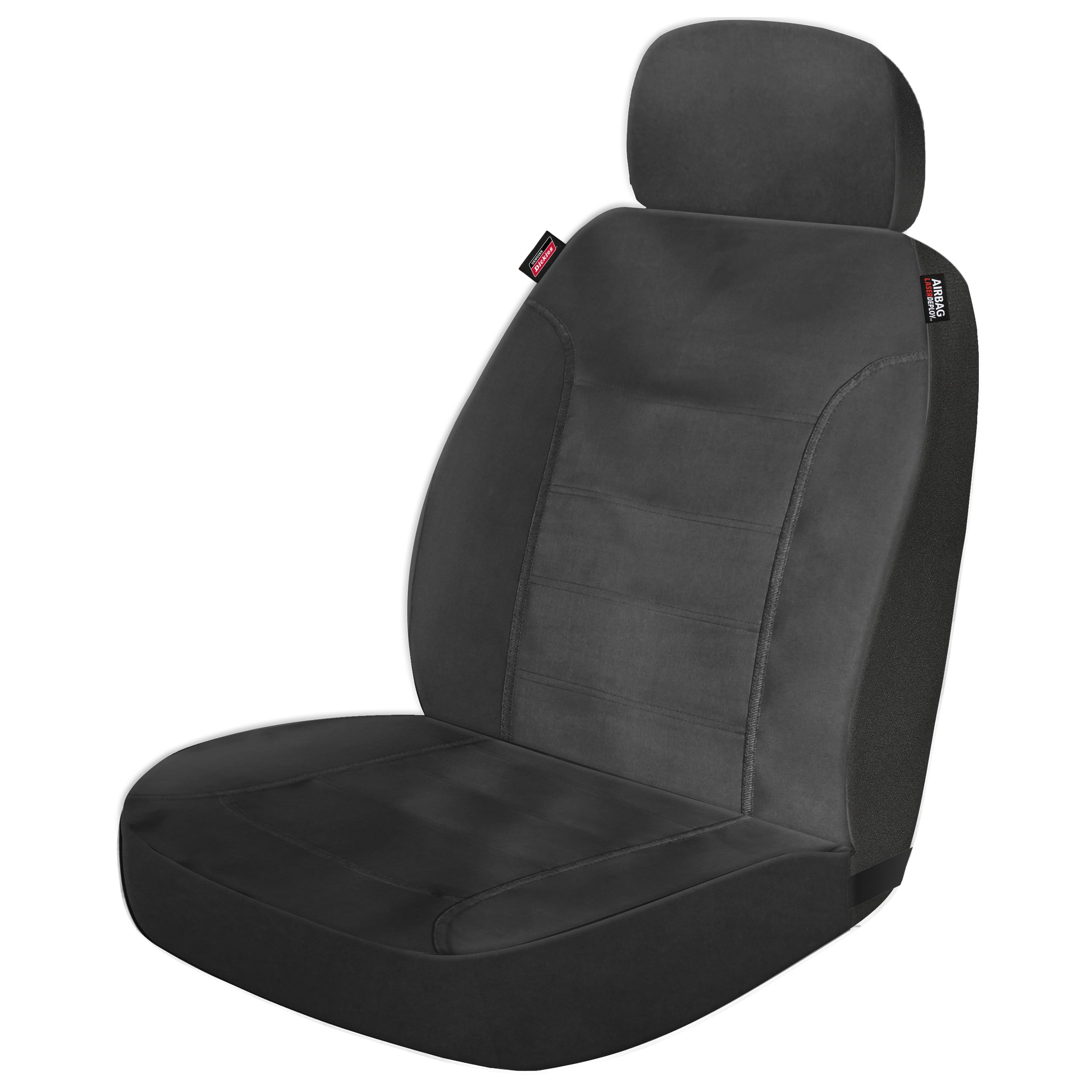 Genuine Dickies 2 Piece Durazone Car Seat Covers Black， 40291WDI