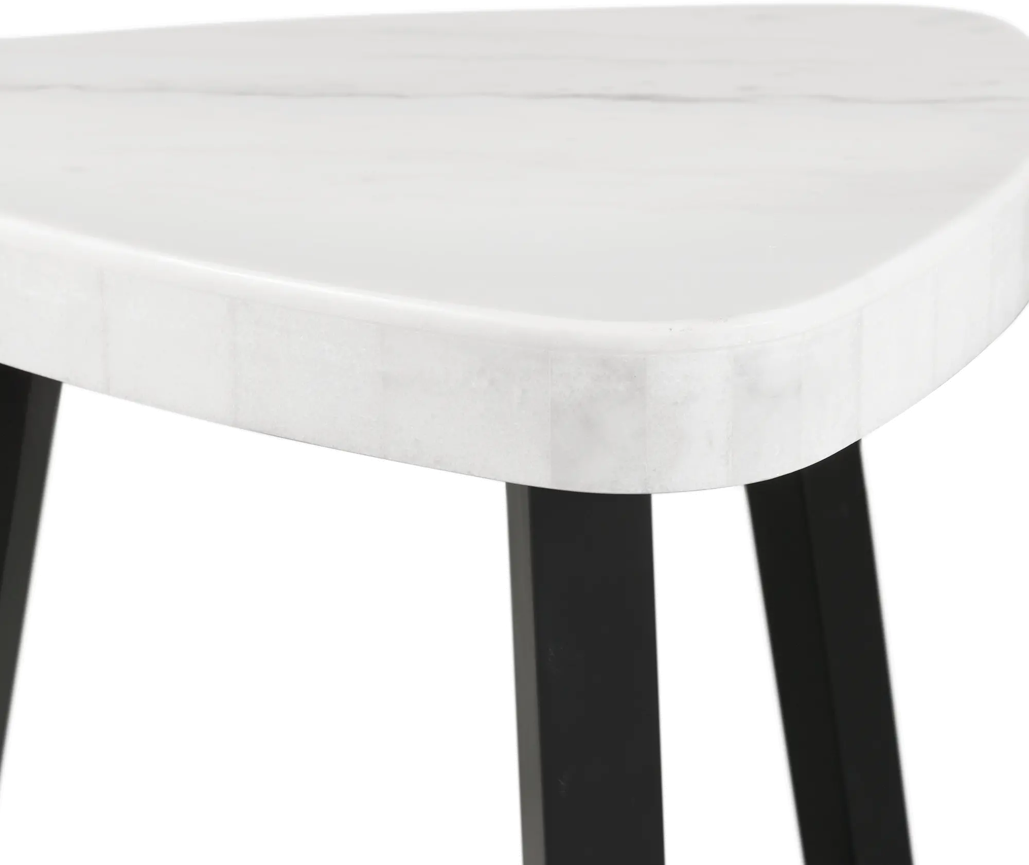 Trinity White Marble End Table