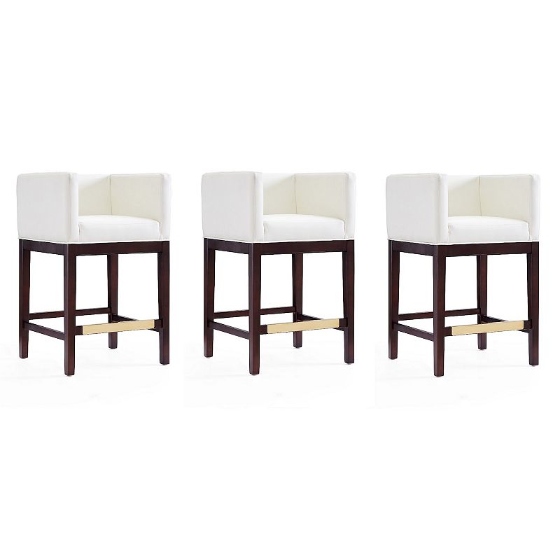 MANHATTAN COMFORT Kingsley Counter Stool 3-piece Set