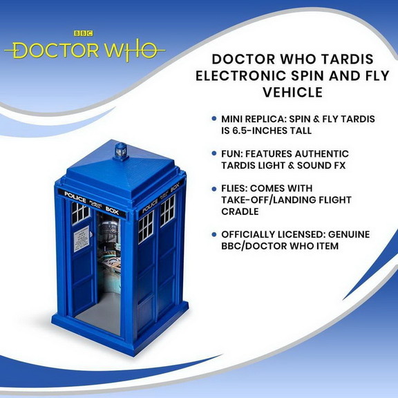 Se7en20 Doctor Who Tardis Electronic Spin And Fly ...