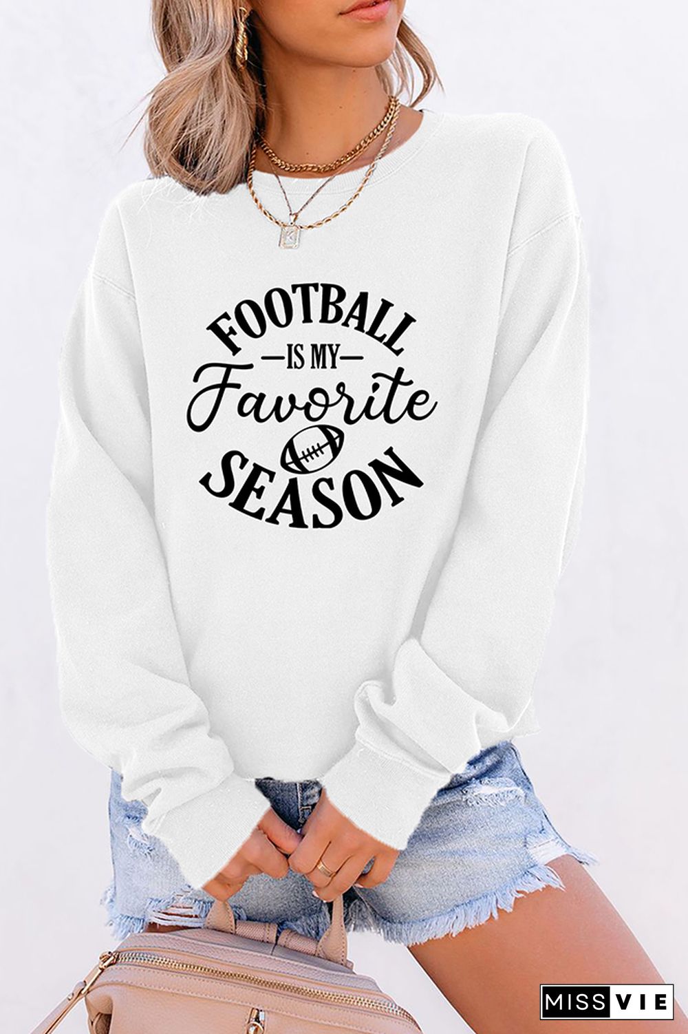 Football Is My Favorite Season Sweatshirt Wholesale