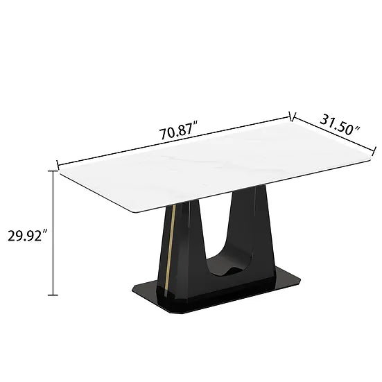 DT515BW RECTANGULAR DINING TABLE