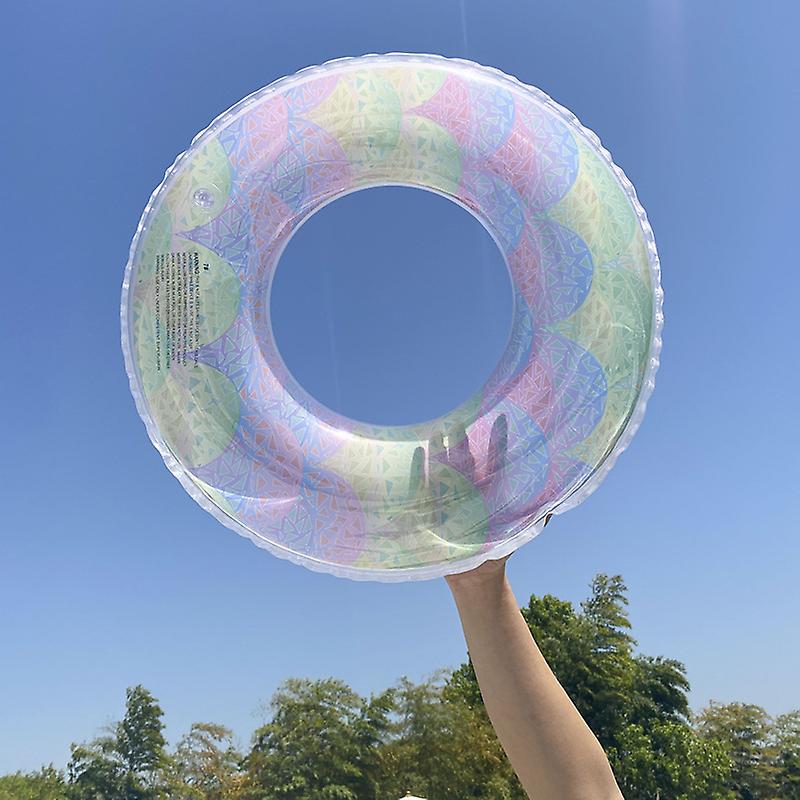 Born Pretty Inflatable Thickening Swimming Ring Colorful Adult Underarm Ring To Increase Male And Female Children's Floating Swimming R