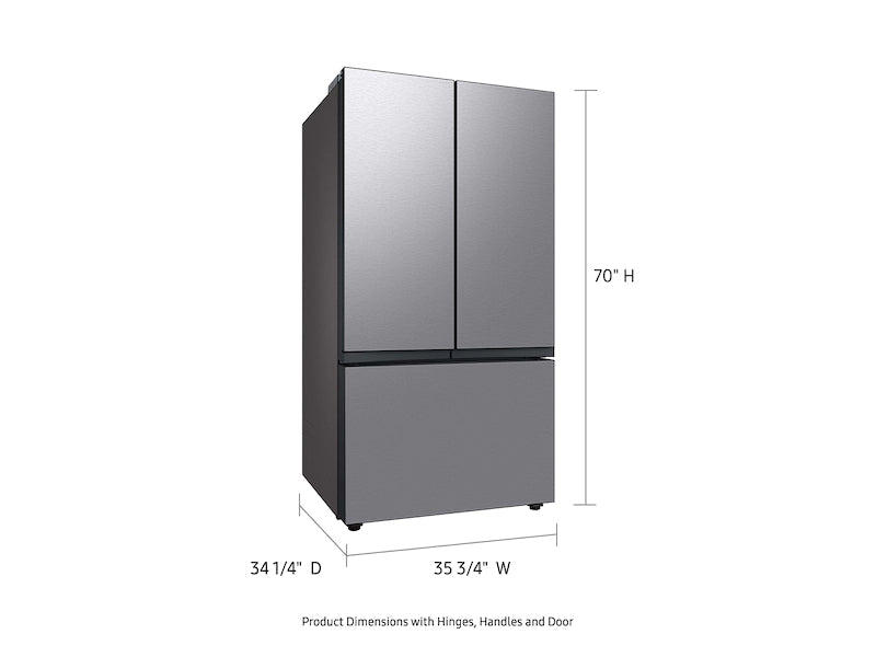 RF24BB6600QLAA Bespoke 3Door French Door Refrigerator