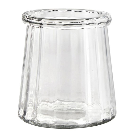 47th   Main CMR662 Glass Vase Short Ridges