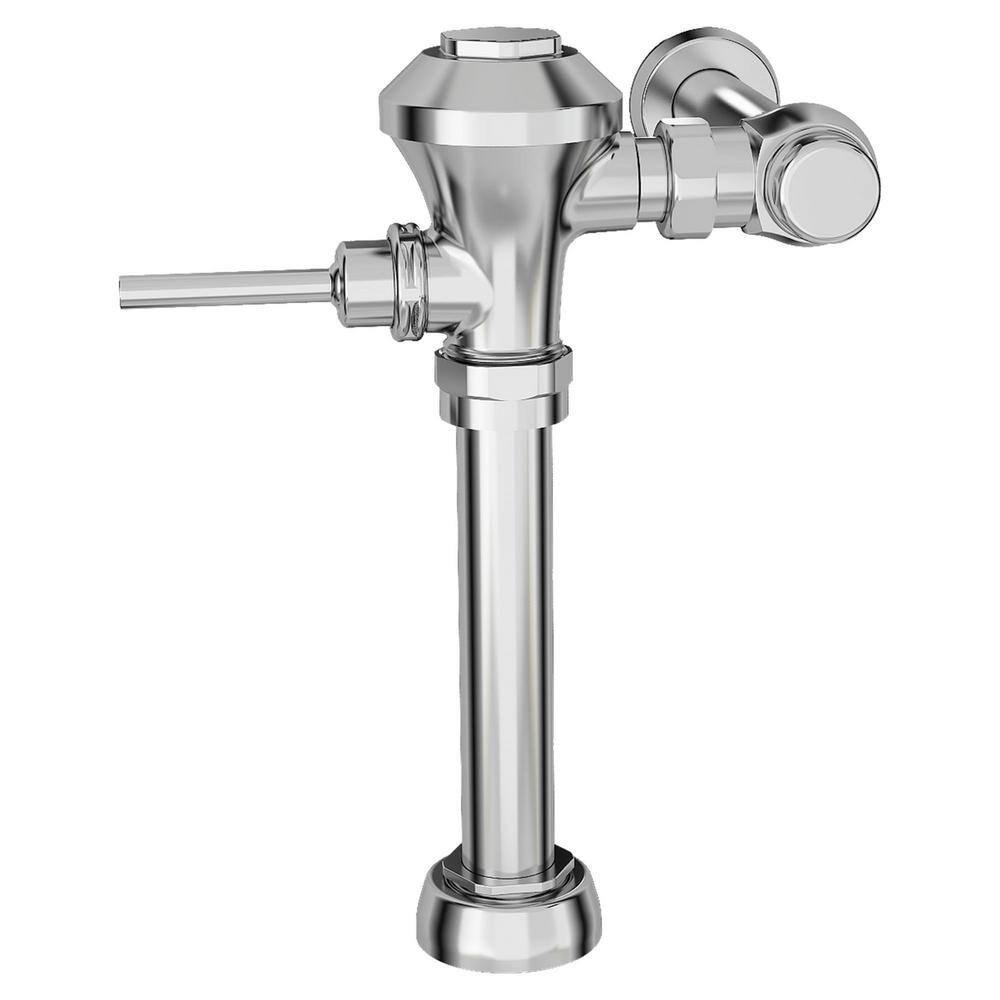 American Standard Ultima Manual Toilet 1.28 GPF Diaphragm-Type Flush Valve in Polished Chrome 6147121.002