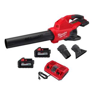 MW M18 FUEL Dual Battery 18V Lithium-Ion Brushless Cordless Handheld Blower w(2) 6 Ah Battery Dual Bay Rapid Charger 2824-20-48-11-1865-48-11-1865-48-59-1802