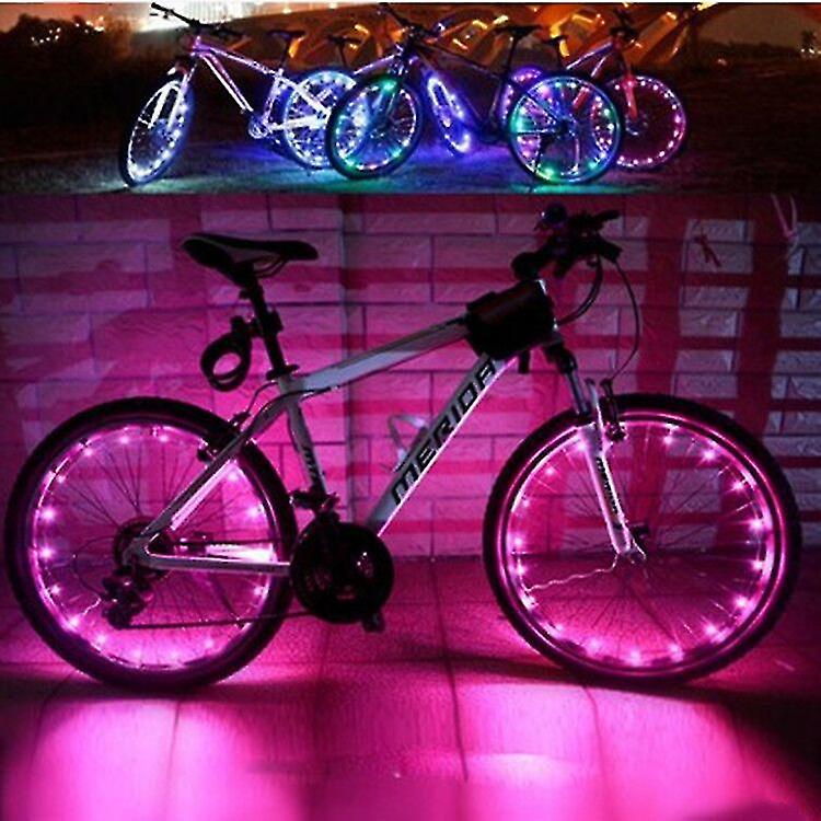 Usb Rechargeable Bicycle Led Wheel Lights， Mtb Copper Wire String Lights