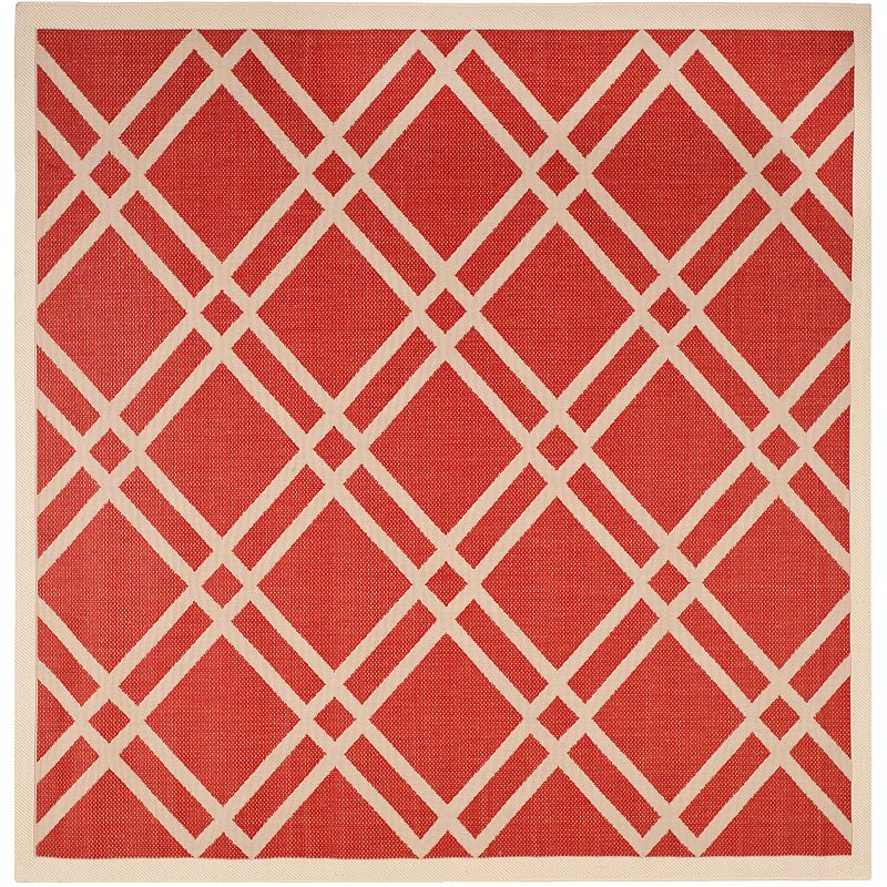 Safavieh Courtyard Lattice Indoor Outdoor Rug