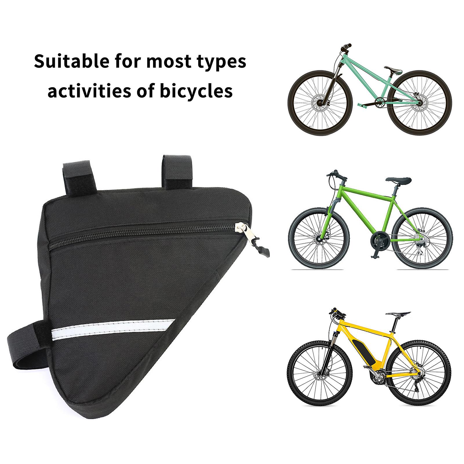 Frame Bike Bag Front Tube Triangled Pouch Bag Saddle Pouch Bike Accessories For Outdoor Cycling No.290314