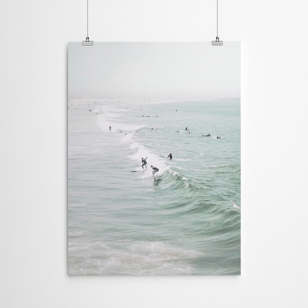 Americanflat Coastal Santa Monica Beach By Tanya Shumkina Poster