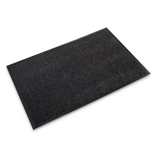 Crown Mats and Matting Dust-Star Microfiber Wiper Mat | 48 x 72， Charcoal | CWNDS0046CH