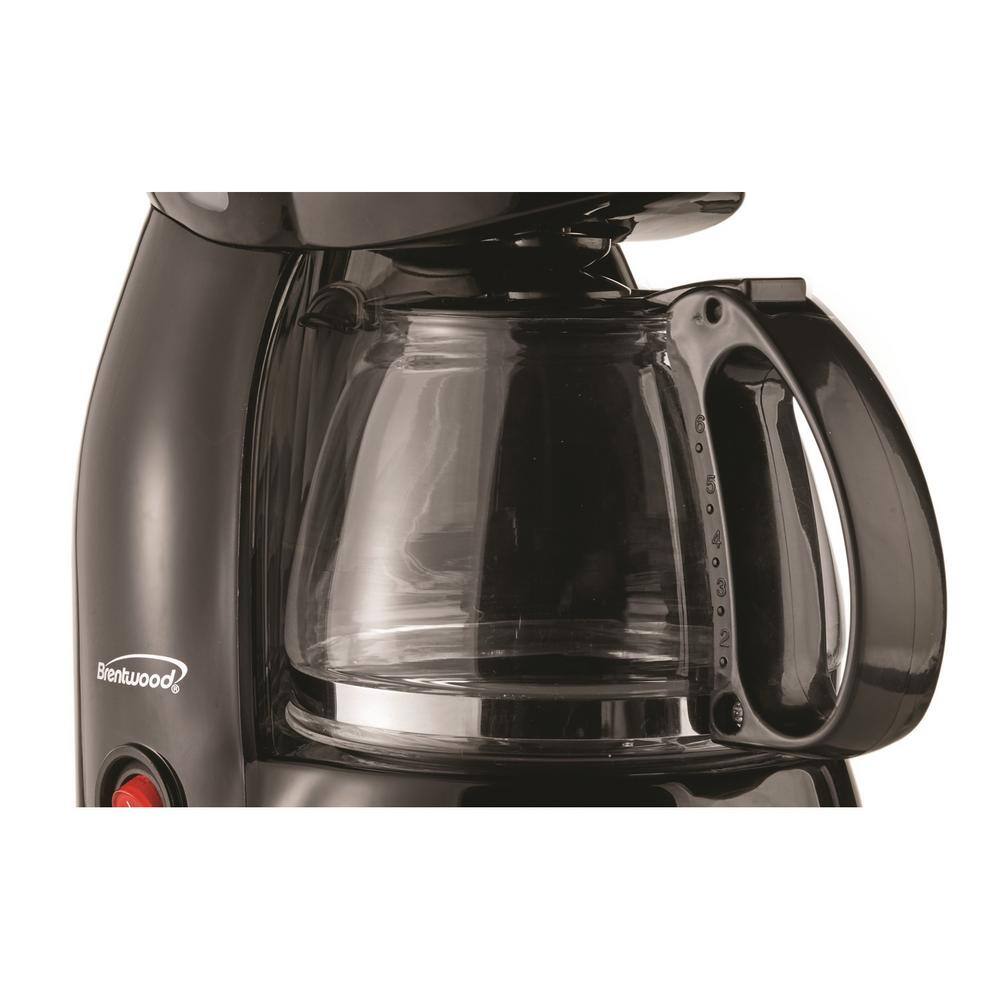 Brentwood 4-Cup Black Coffee Maker TS-213BK