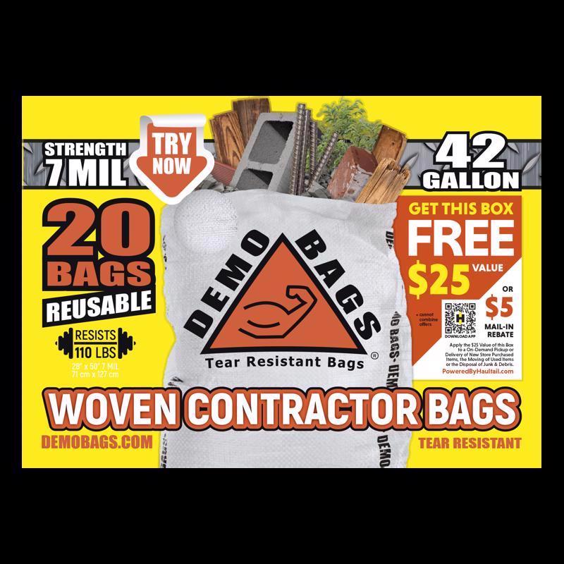 CONTRACTOR BAGS 42G 20PK