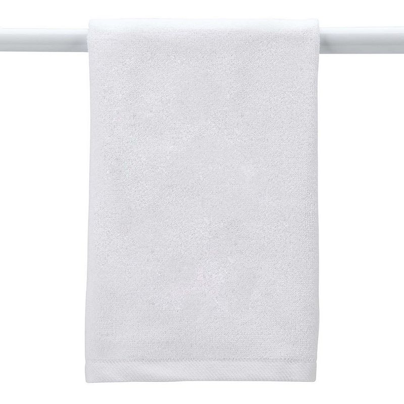 26 White Hand Towel With Dobby Border Hem