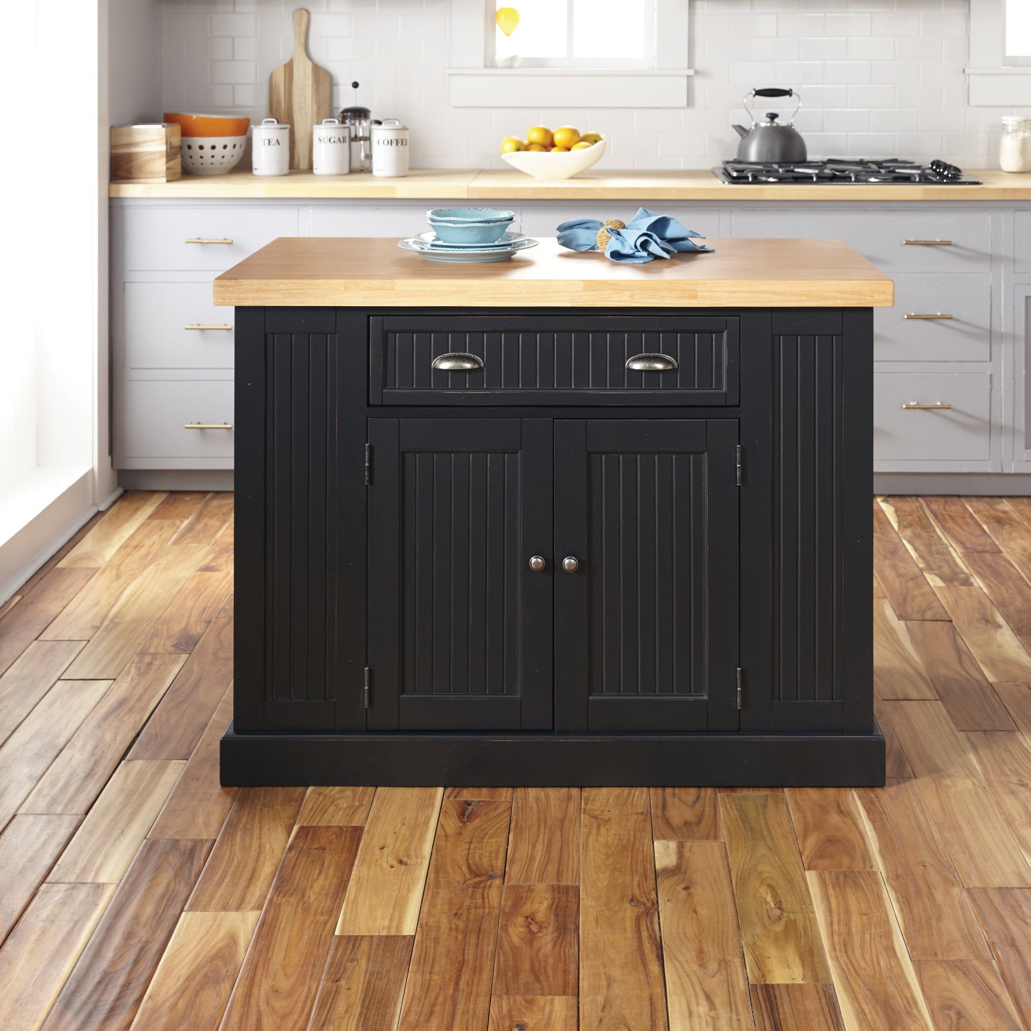 Nantucket Black Kitchen Island