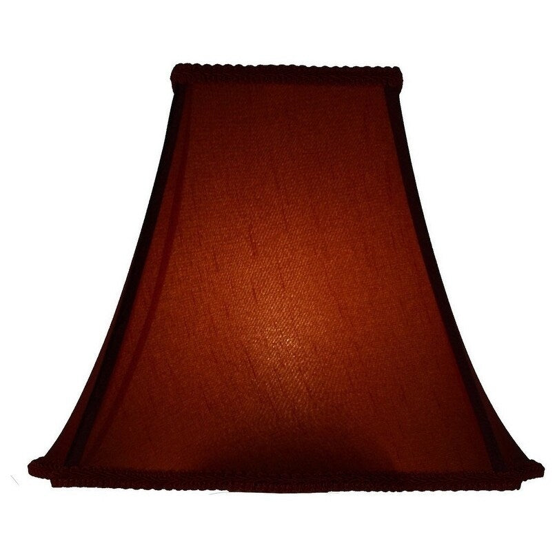 Scalloped Box Lamp Shade， 4x10x8