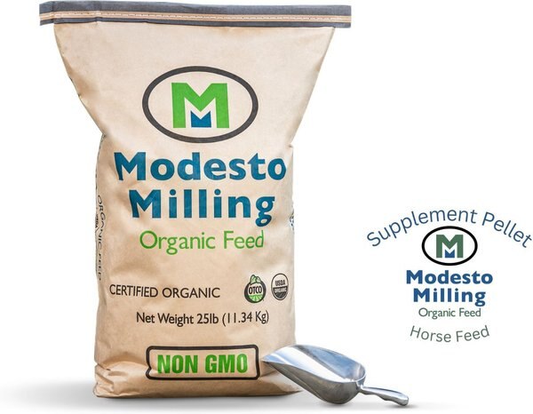 Modesto Milling Organic Pellets Horse Supplement， 25-lb bag