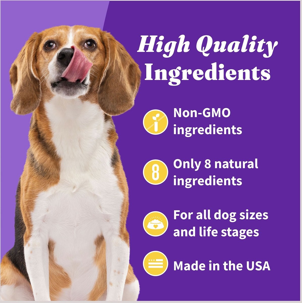 Halo Plant-Based Dog Treats with Peanut Butter and Banana Vegan Dog Treat， 8-oz bag