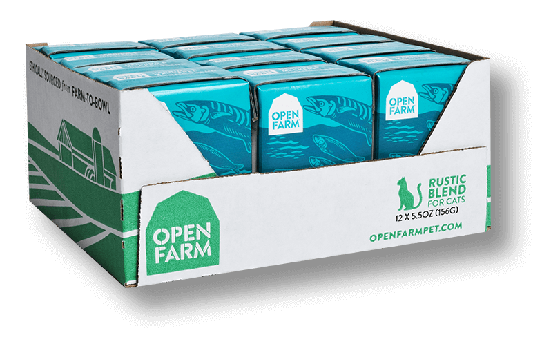 Open Farm Grain Free Herring and Mackerel Recipe Rustic Blend Wet Cat Fo