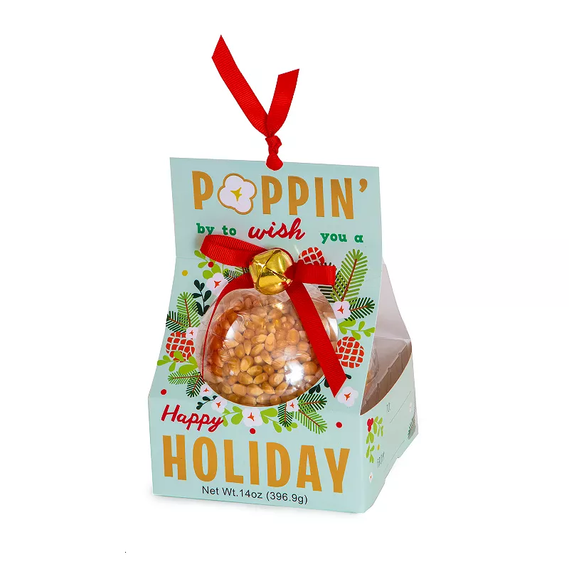 Wabash Valley Farms Poppin' In To Wish You A Happy Holiday Popcorn Ornament