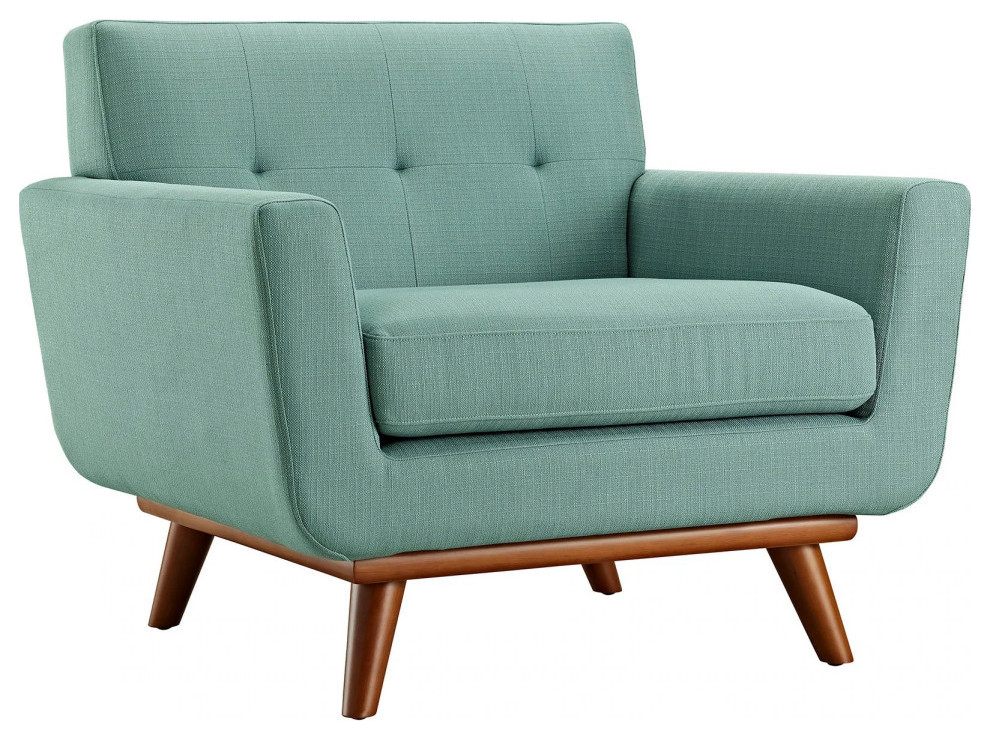 Giselle Laguna 2 Piece Armchair and Ottoman   Midcentury   Armchairs And Accent Chairs   by V.S.D Furniture  Houzz