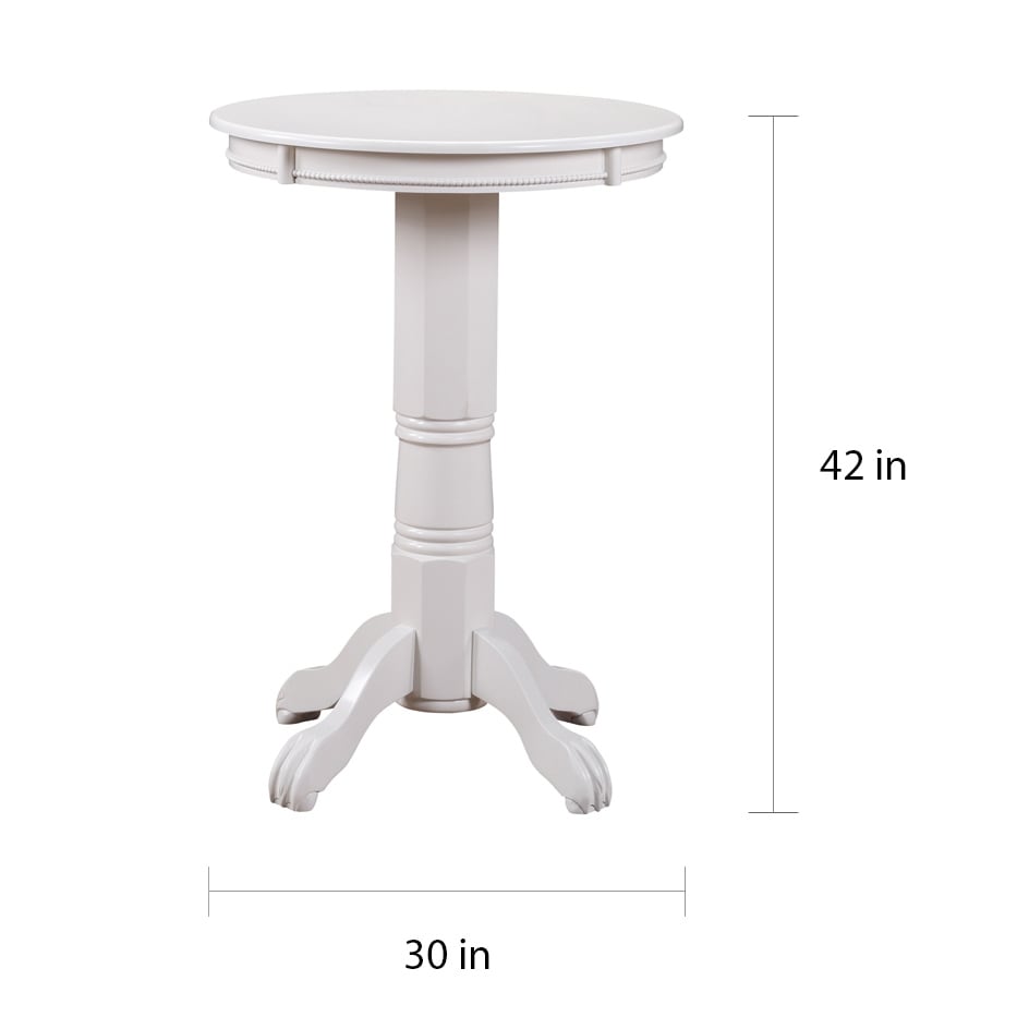 Florence 30 inch Round Wood Pub Table