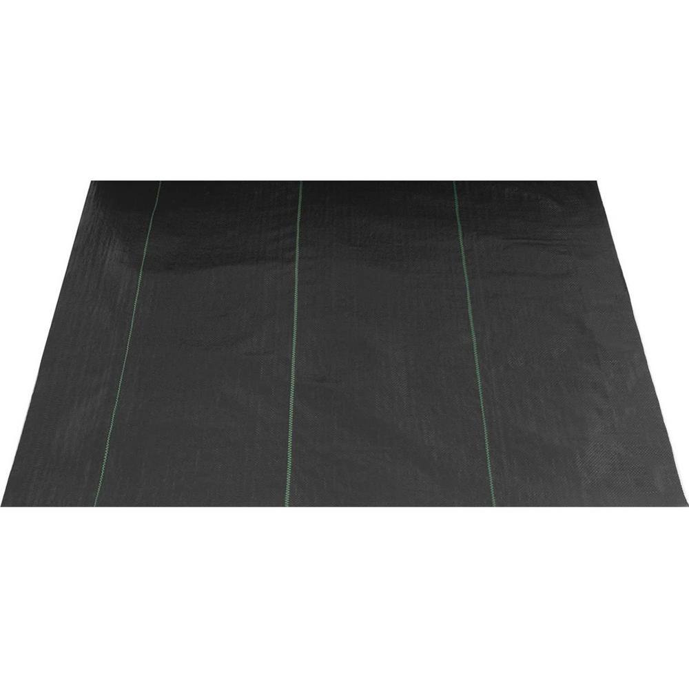 Agfabric 5 ft. x 12 ft. All Purpose Folded Landscape Fabric Ground Cover Weed Barrier for Weeds Block in Raised Garden Bed GC300512B