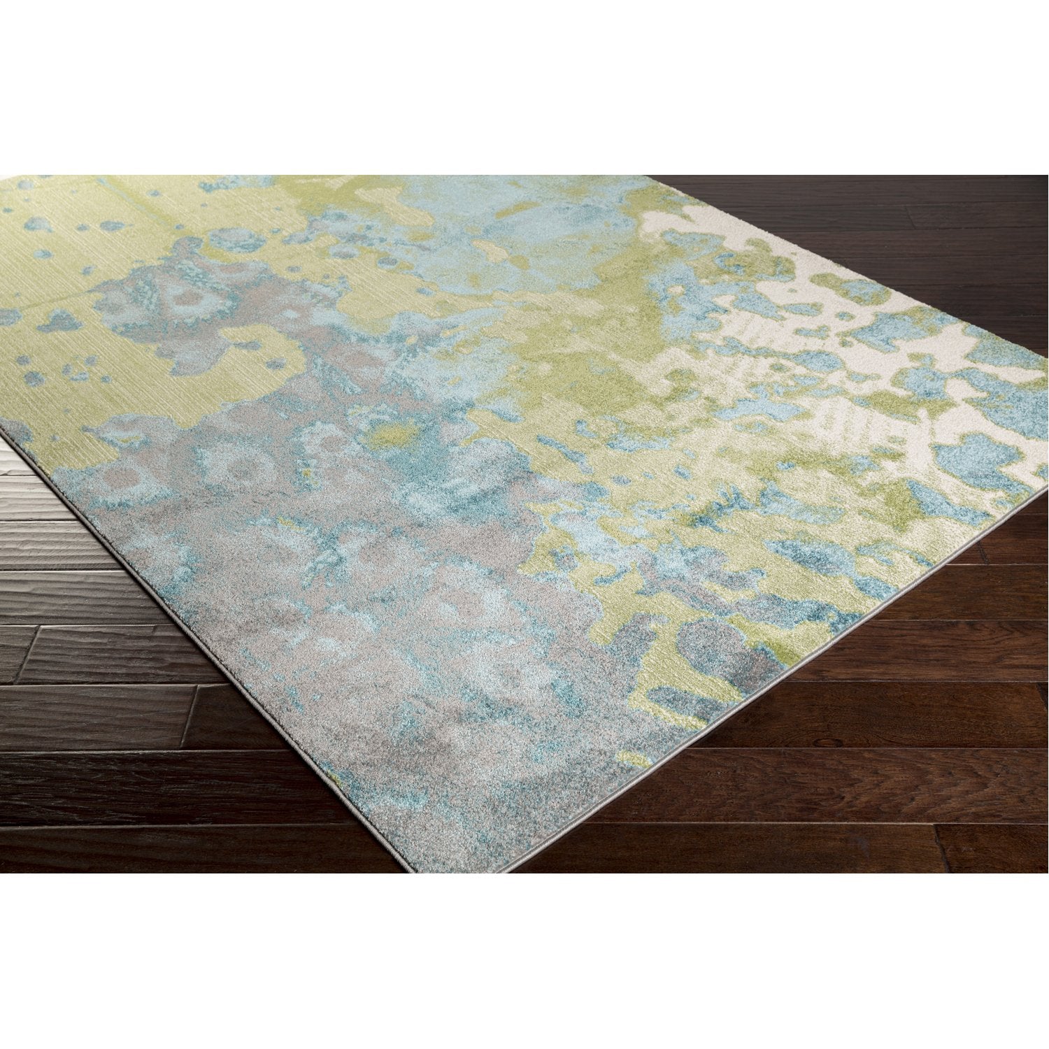 Aberdine Rug in Aqua & Teal