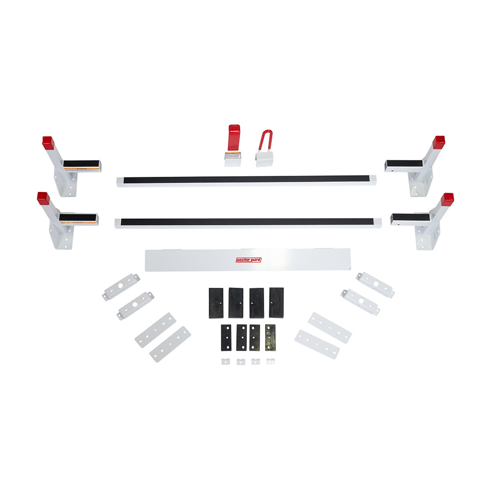 Model 20501-3-01 All-Purpose Steel Van Rack that fits full size Ford， Nissan， RAM， and Sprinter vans ;