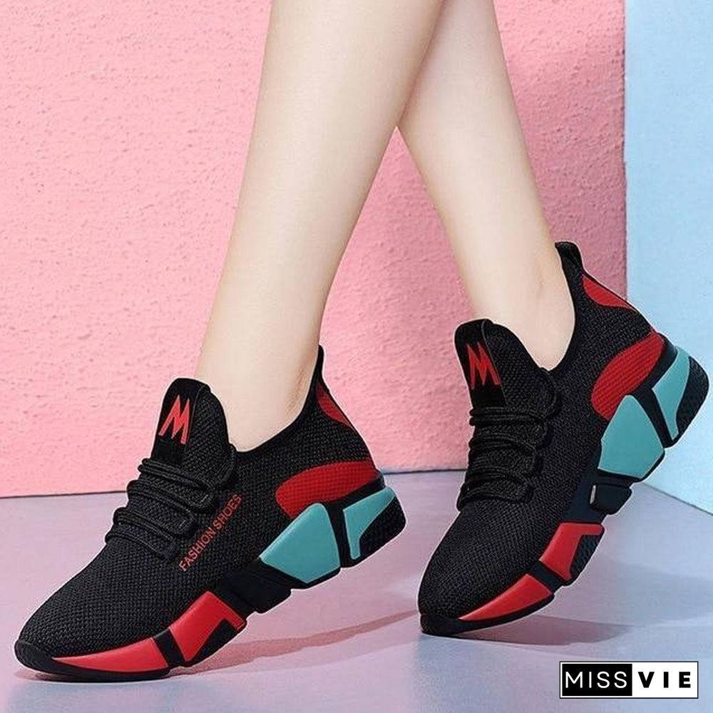 Spring Women Casual Shoes Breathable Mesh Platform Sneakers Women New Fashion Mesh Sneakers Shoes Woman Tenis Feminino