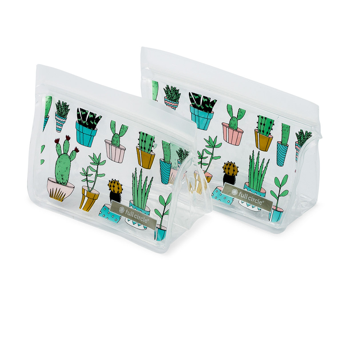 Full Circle Cactus Party Reusable Sandwich Bags