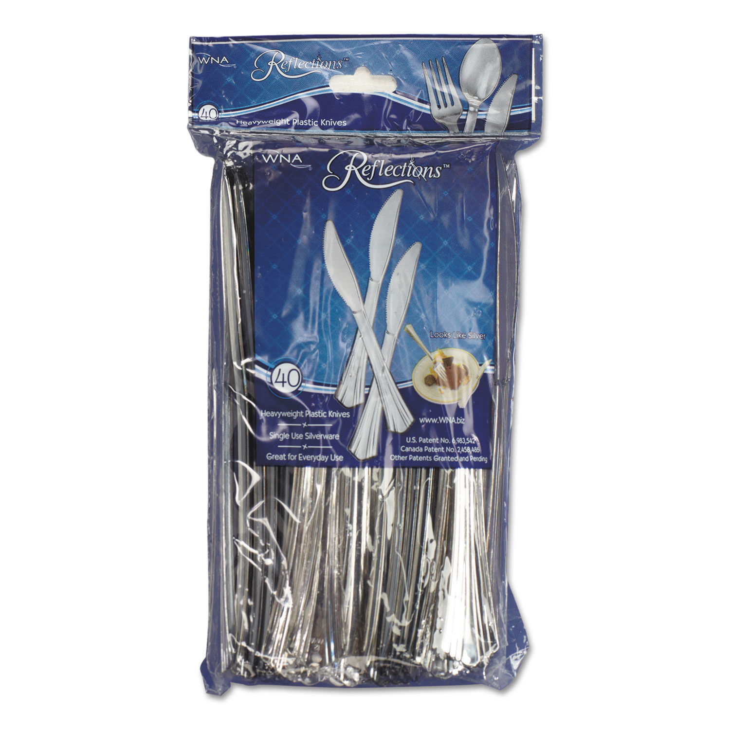 Reflections Heavyweight Plastic Utensils by WNA WNAREF320KNPK