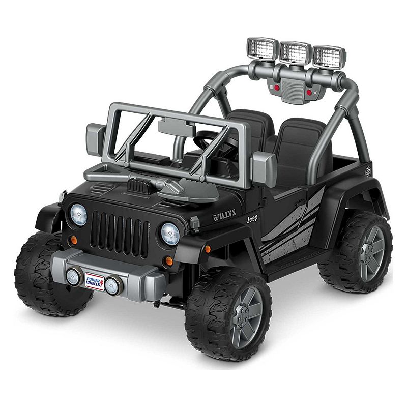 Power Wheels Jeep Wrangler Willys Battery-Powered Ride-On Vehicle by Fisher-Price