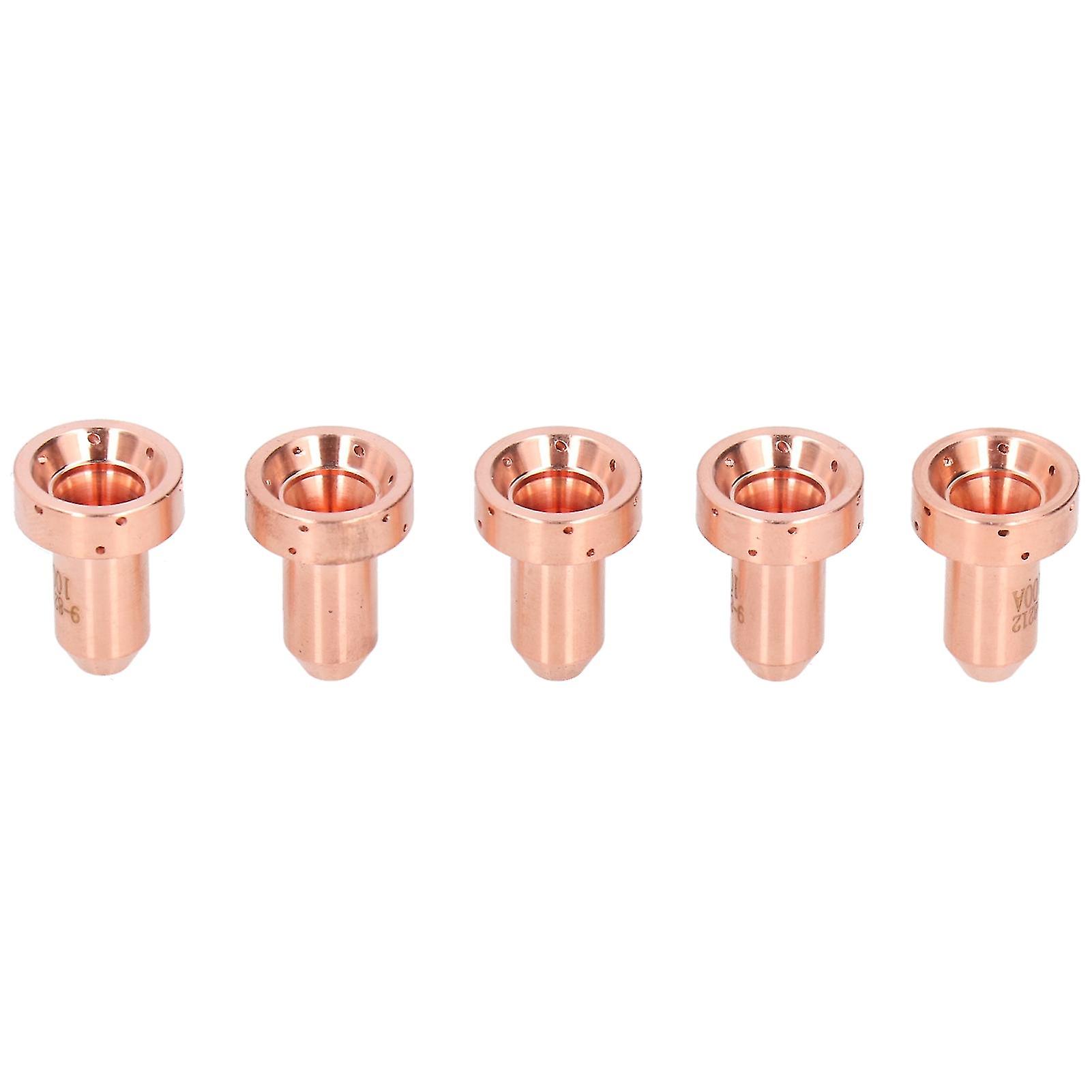 5Pcs Plasma Cutter Nozzle Copper Corrosion-Resistant Torch Welding Accessories 9-8212