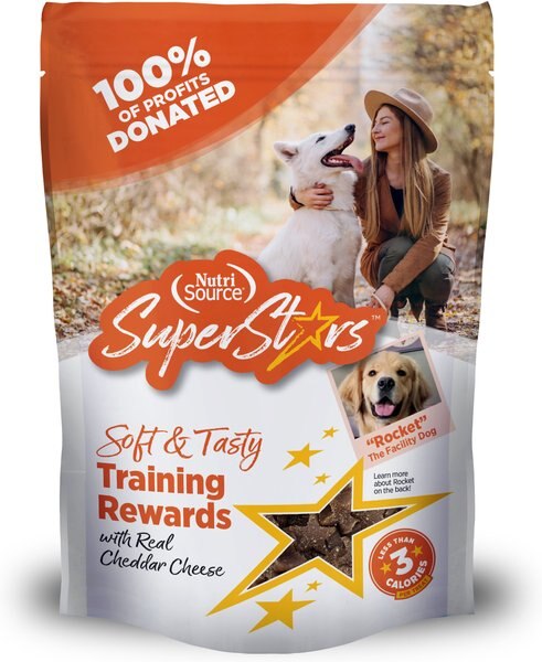 NutriSource Super Star Training Cheddar Flavor Dog Treats