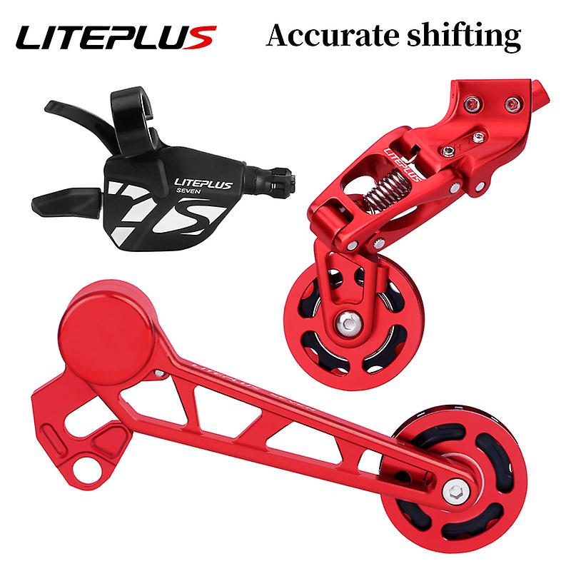 Born Pretty Liteplus Folding Bike Chain Tensioner Rear Derailleur 1-7 Speed For Brompton P Line T Line For A Line C Line Converter