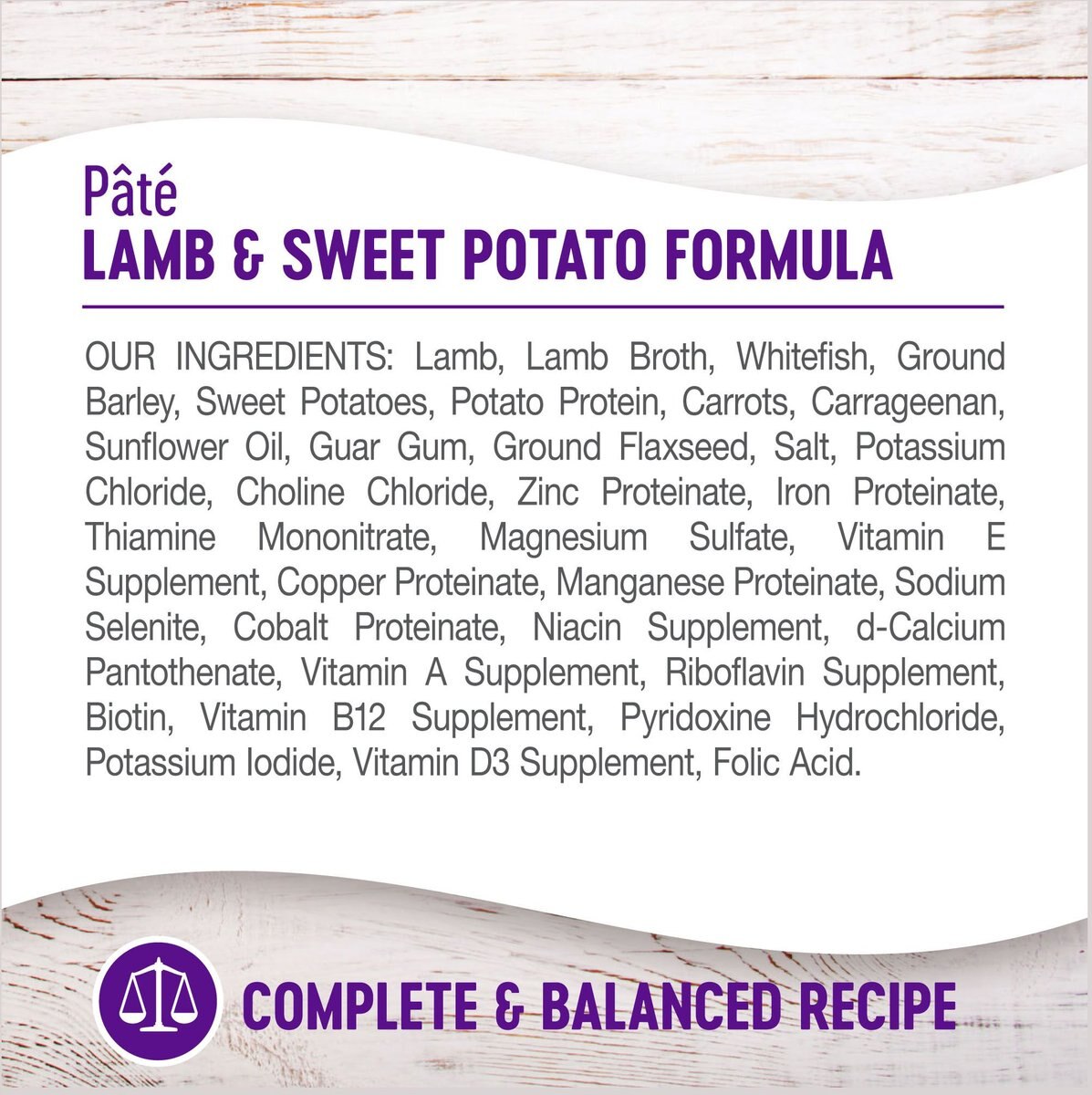 Wellness Complete Health Lamb and Sweet Potato Formula Canned Dog Food