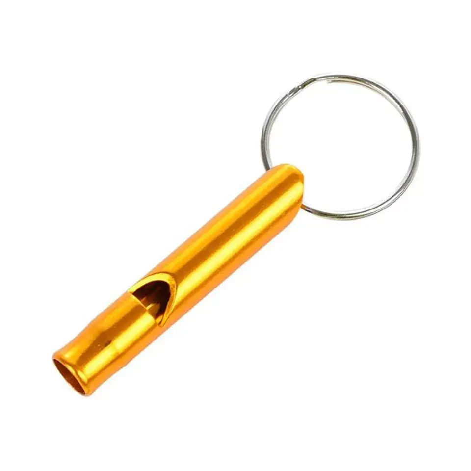 Emergency Survival Tool aluminum alloy lifeguard whistle Ant wolf alarm whistle Self defense whistle keychain